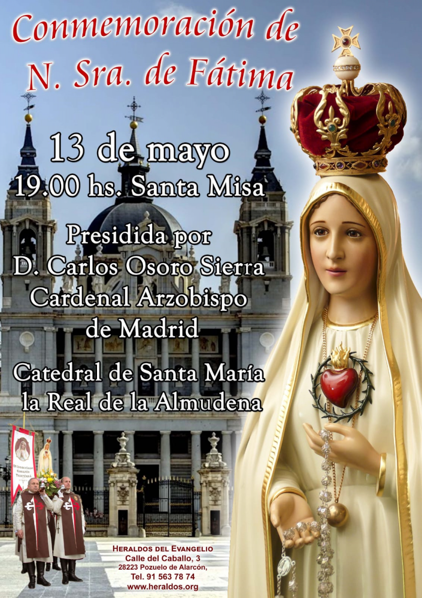 Conmemoracion De Nuestra Senora De Fatima 13 De Mayo 2019 El Pan De Los Pobres