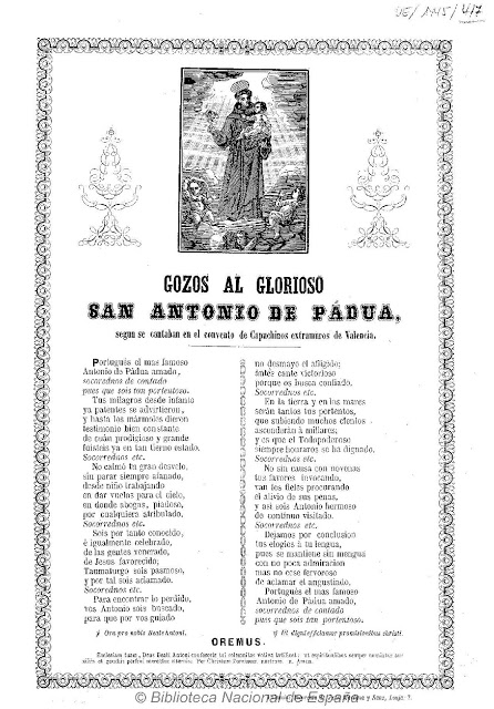 San Antonio De Padua En Nuestras Canciones El Pan De Los Pobres