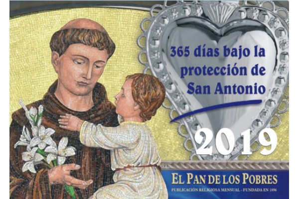 Calendario de San Antonio de Padua 2019 Calendario de San Antonio de Padua 2019