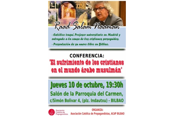 Conferencia "El sufrimiento de los cristianos en el mundo árabe musulmán"