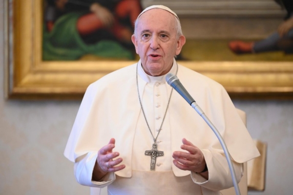 El Papa Francisco. Audiencia general del 20 de Mayo 2020