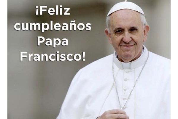 ¡Feliz cumpleaños 83 Papa Francisco!
