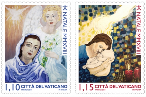 Un preso italiano diseña los sellos del Vaticano para esta Navidad