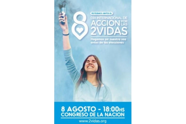 12 países se movilizan para celebrar el 8 de agosto el Día de Acción por las 2 vidas 12 países se movilizan para celebrar el 8 de agosto el Día de Acción por las 2 vidas