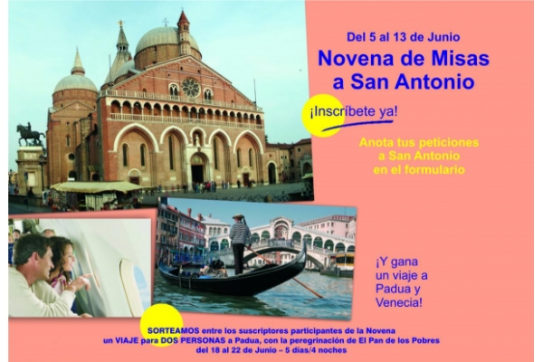 Novena a San Antonio de Padua