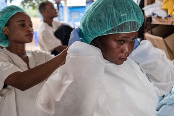 Brote de ébola en Rep. dem del Congo se une a covid y sarampión. Cáritas responde