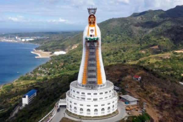 Casi lista la que va a ser la estatua de la Virgen María más alta del mundo