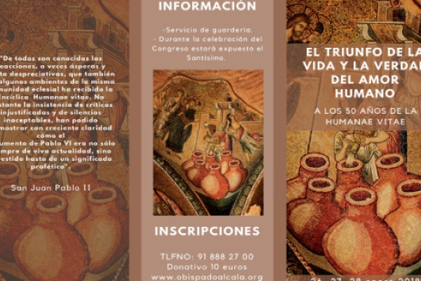 Congreso por los 50 años de la Humanae Vitae y los 25 de la Veritatis Splendor