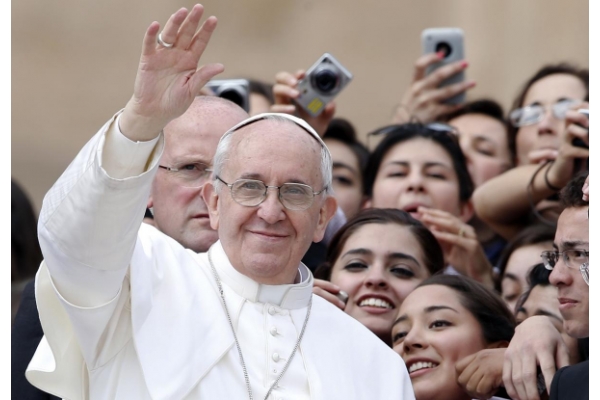 El Papa Francisco anima a los jóvenes