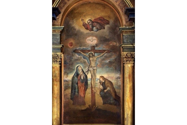La pintura de Jesús que sobrevive al paso de terremotos