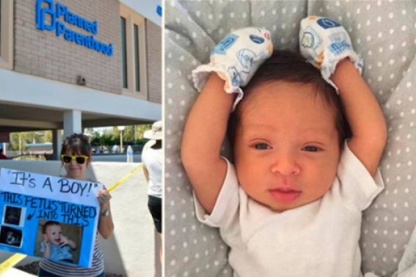 Este bebé se salvó de morir en un aborto gracias a mensajes Este bebé se salvó de morir en un aborto gracias a mensajes
