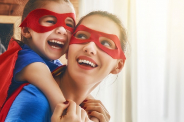 Los superhéroes en la vida de los niños