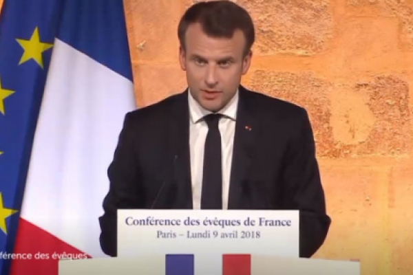 Histórico discurso de Emmanuel Macron ante los Obispos franceses