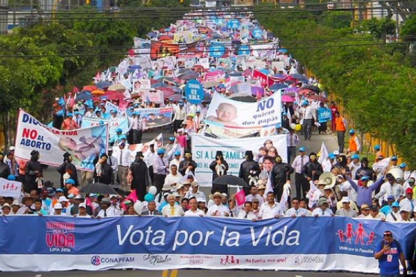 Éxito de la Marcha por la Vida en Perú y Colombia