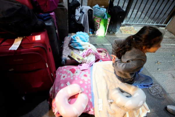 Más de 1.000 niños sin hogar en España