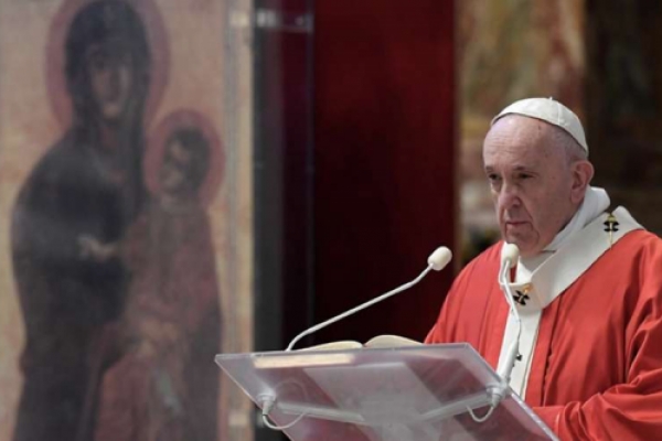 Las palabras del Papa Francisco en el Domingo de Ramos 2020