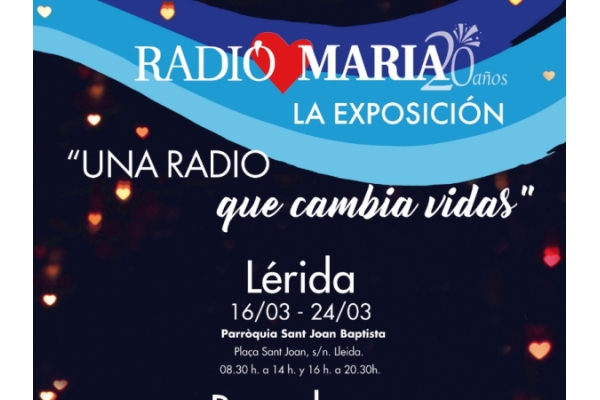 Radio Maria Radio María España presenta su exposición itinerante «Una radio que cambia vidas»