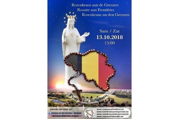 Rosario en las fronteras: 13 de octubre en Bélgica