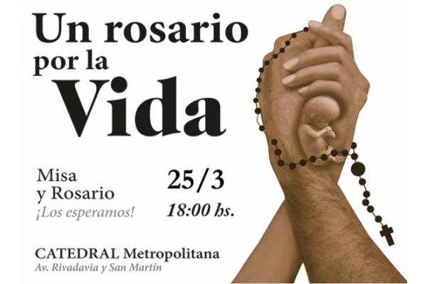 Campaña de Oración “Caminando hacia Un Rosario por la Vida”