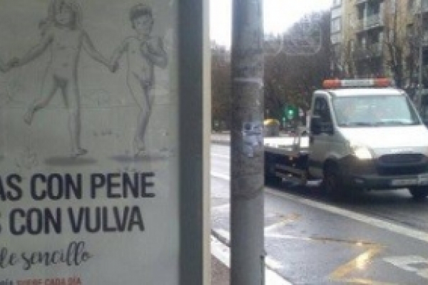 Una campaña publicitaria fomenta transexualidad