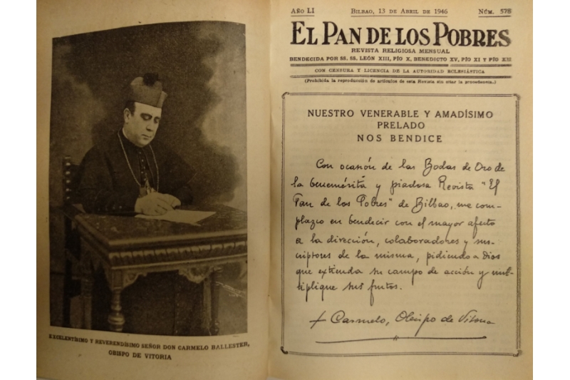 El Pan de los Pobres. 50 Años el 13 de Abril 1946