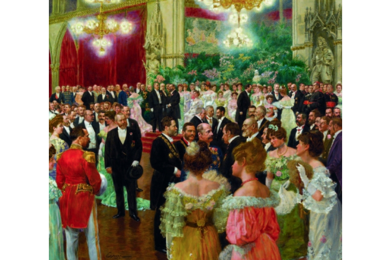 Baile en el Ayuntamiento de Viena. Wihelm Gause, 1904. Museo de Viena