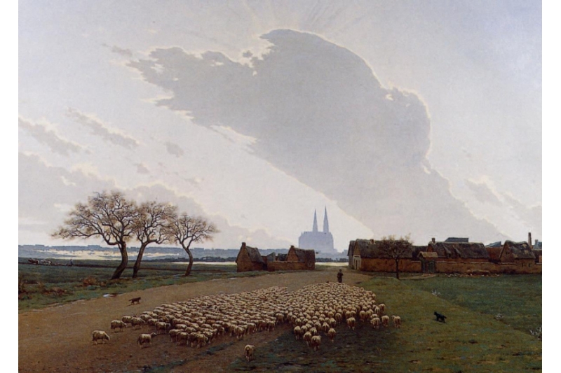 Campos de Cartres. Alexandre Ségé (1816-1885) Museo de la Catedral de Chartres, Francia