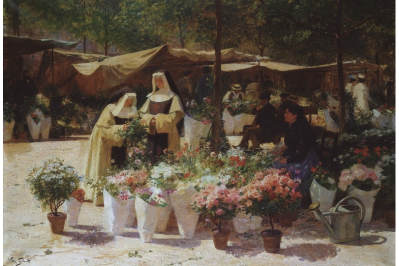 El mercado de las flores