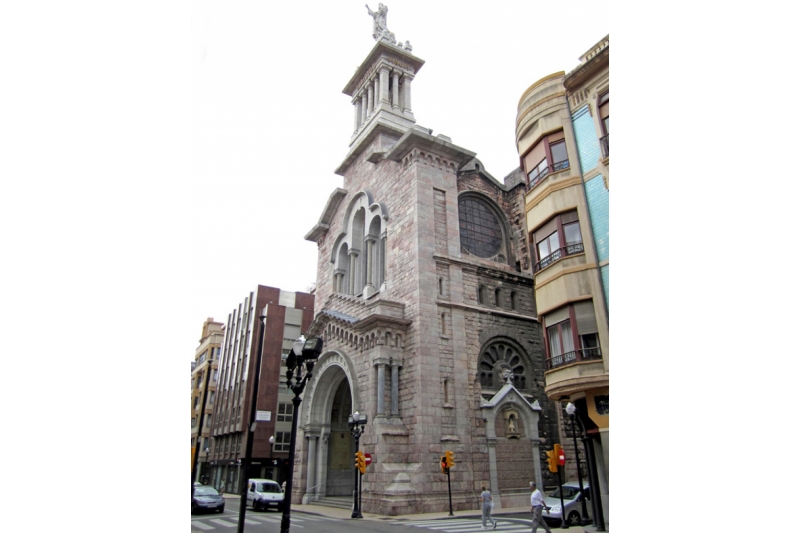 La Basílica del Sagrado Corazón de Jesús en Gijón
