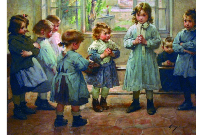 La Oración. Jean Geoffroy, 1924. Colección Particular