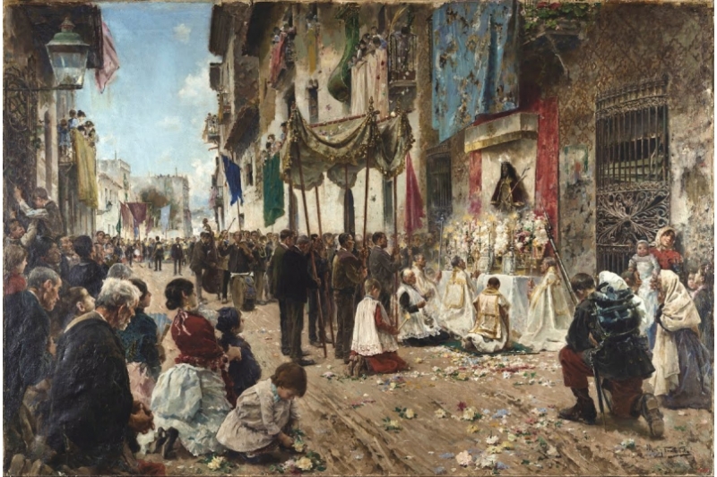 La procesión del Corpus en Sitges