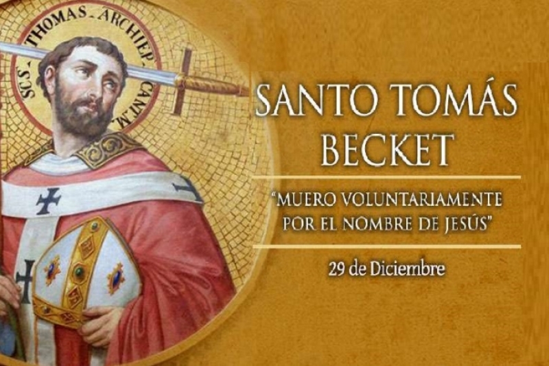 Santo Tomás Becket de Canterbury - 29 de Diciembre