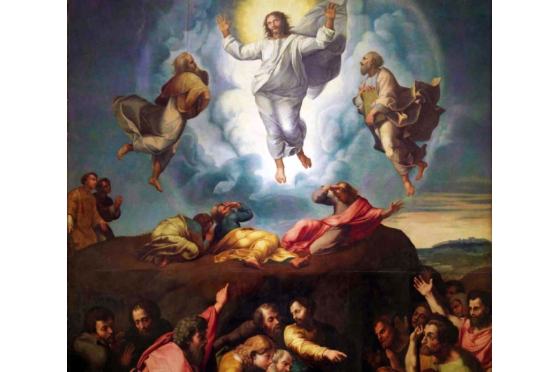 Transfiguración del Señor. Giovanni Francesco Penni, 1520-1528. Museo del Prado, Madrid