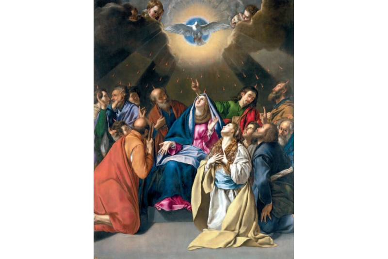 Venida del Espíritu Santo y primeros sermones de San Pedro