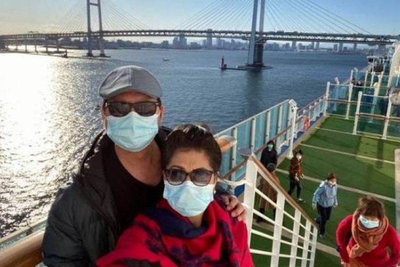 Rezan, llevan fe y consuelo al crucero en cuarentena por el coronavirus Rezan, llevan fe y consuelo al crucero en cuarentena por el coronavirus
