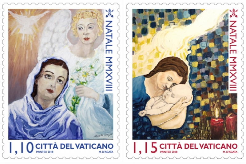 Un preso italiano diseña los sellos del Vaticano para esta Navidad