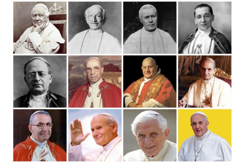 Vicios, hobbies y virtudes de los últimos 12 Papas 