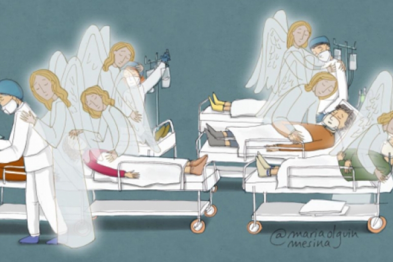 Coronavirus: Dios le pidió dibujar “por los hospitales, los ...