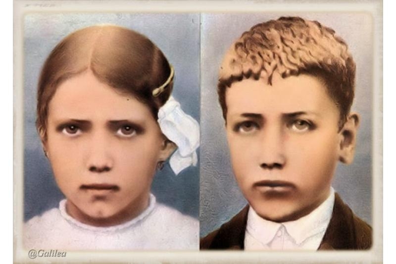 San Francisco y Santa Jacinta Marto, videntes de la Virgen de Fátima San Francisco y Santa Jacinta Marto, videntes de la Virgen de Fátima
