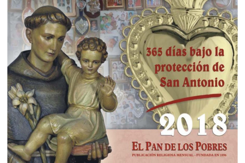 Calendario de San Antonio de Padua 2018 Calendario de San Antonio de Padua 2018