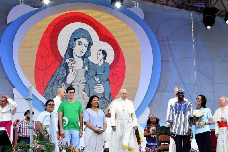 Papa Francisco-El Pan de los Pobres discurso del Papa Francisco en la ceremonia de acogida JMJ Panamá