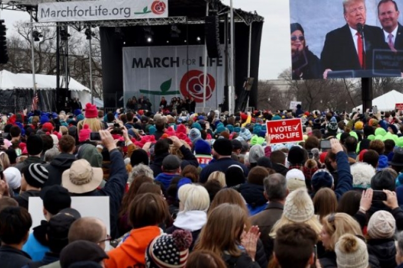 Trump, Marcha por la Vida Trump, primer presidente de Estados Unidos en sumarse a la Marcha por la Vida