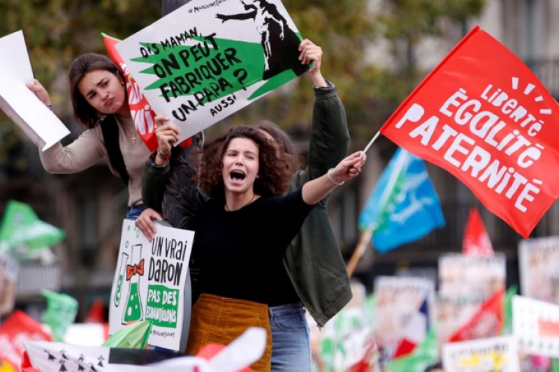 Gran Manifestación en París el 6 de octubre de 2019 por los derechos del niño