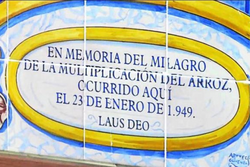 Olivenza conmemora los 69 años del 'milagro del arroz'