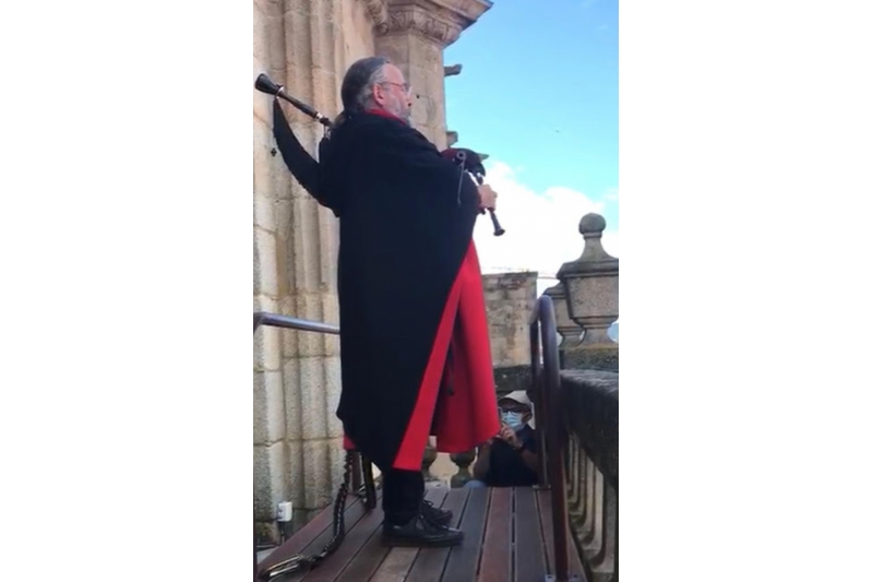 coronavirus-catedral de ourense Cada día un gaitero tocará al cielo en memoria de las víctimas del coronavirus