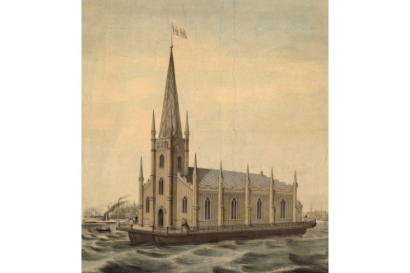Iglesia flotante de Filadelfia La historia de las Iglesias flotantes