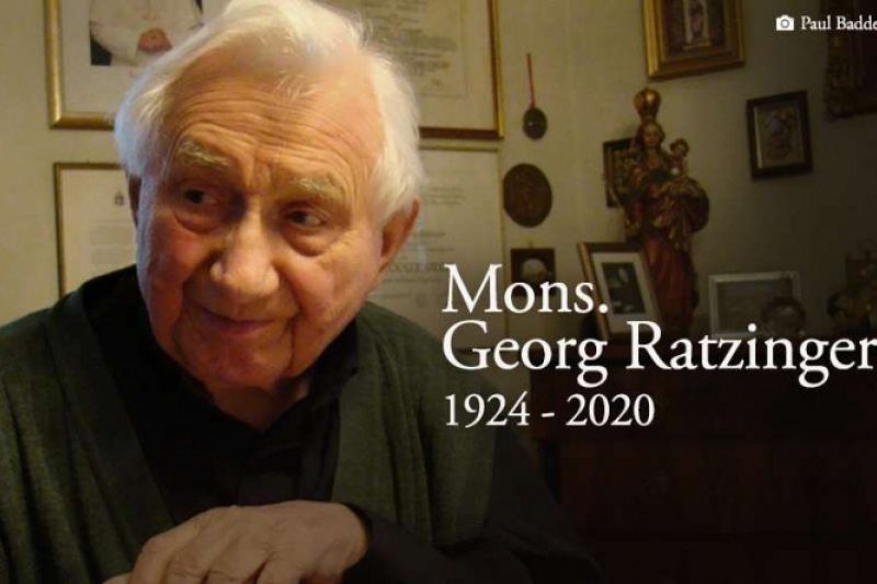 Georg Ratzinger Georg Ratzinger, hermano de Benedicto XVI, ya descansa en paz