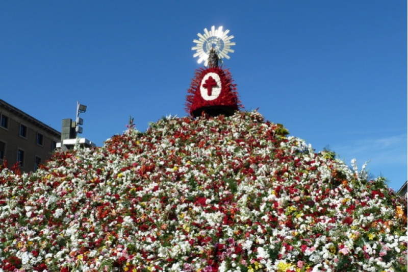 ofrenda flores virgen del pilar ofrenda flores virgen del pilar