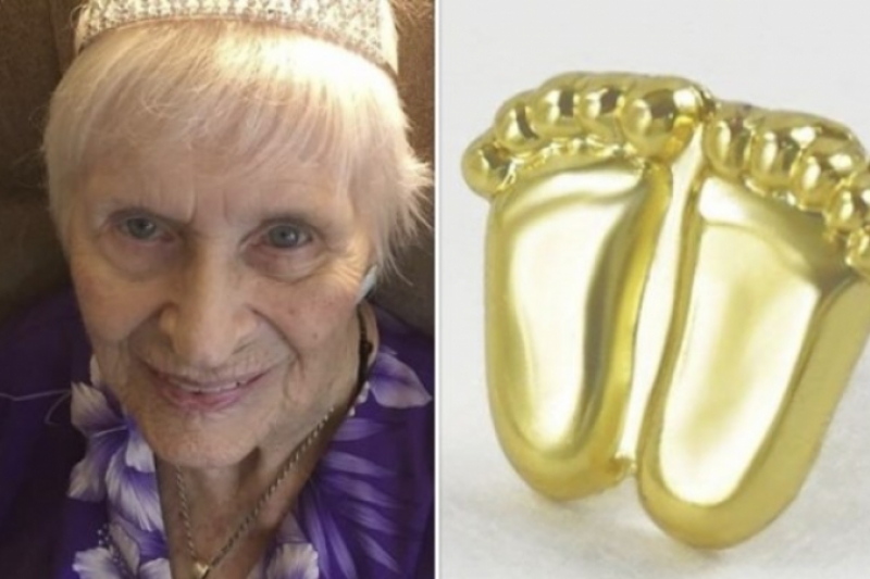 Virginia Evers Fallece Virginia Evers, creadora del pin "pies preciosos", símbolo de los pro vida