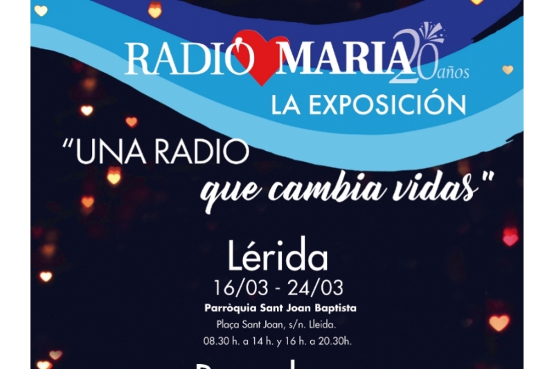 Radio Maria Radio María España presenta su exposición itinerante «Una radio que cambia vidas»